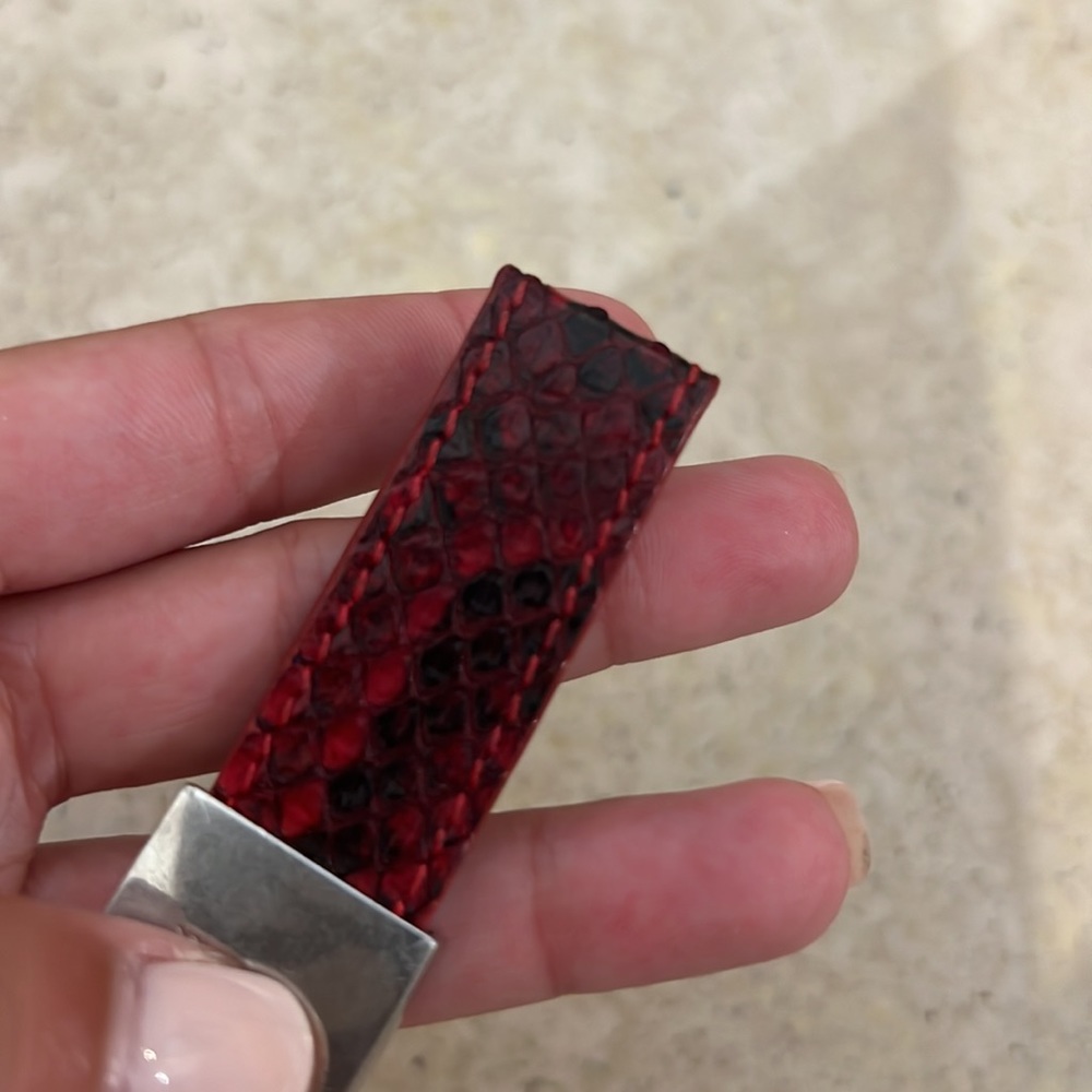 Authentic Michael Louis New York Python Keychain … - image 3